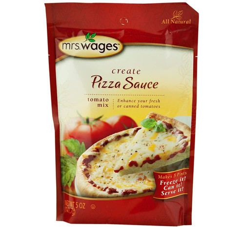 Mrs. Wages Pizza Sauce Tomato Seasoning Mix, 5 Oz.