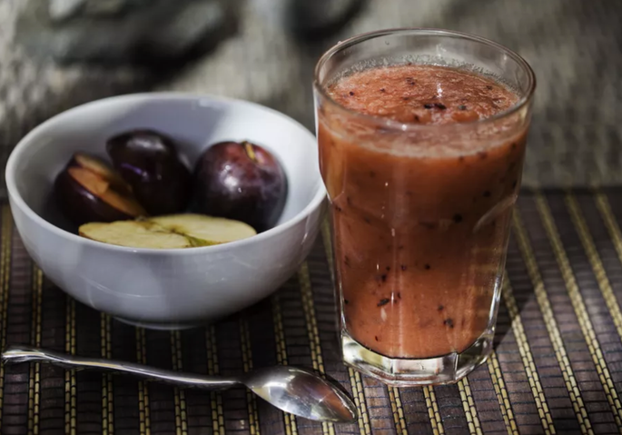 Ginger Plum Smoothie