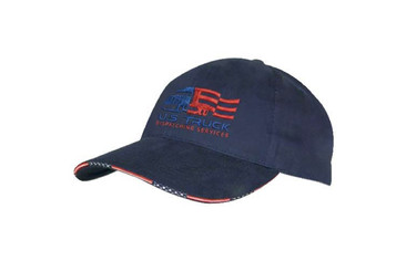 Brushed Cotton with Woven Flag Sandwich