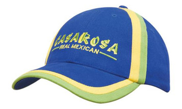 Brushed Heavy Cotton with Inserted Trim to Peak & Crown