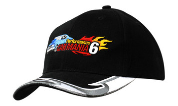 Brushed Heavy Cotton with Embroidery Design on Peak Brushed Heavy Cotton with Embroidery Design on Peak