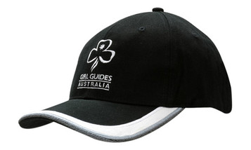 Brushed Heavy Cotton with Peak Insert/Embroidery