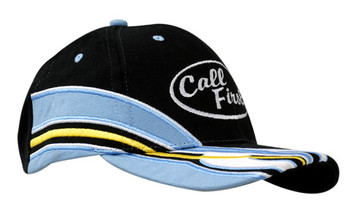 Brushed Heavy Cotton with Inserts/Embroidery on Crown & Peak