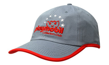 Deluxe Bull Denim Cotton Twill with Peak & crown Trim Deluxe Bull Denim Cotton Twill with Peak & crown Trim