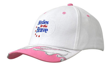 Brushed Heavy Cotton with Flame Embroidery on Crown & Peak || 2886