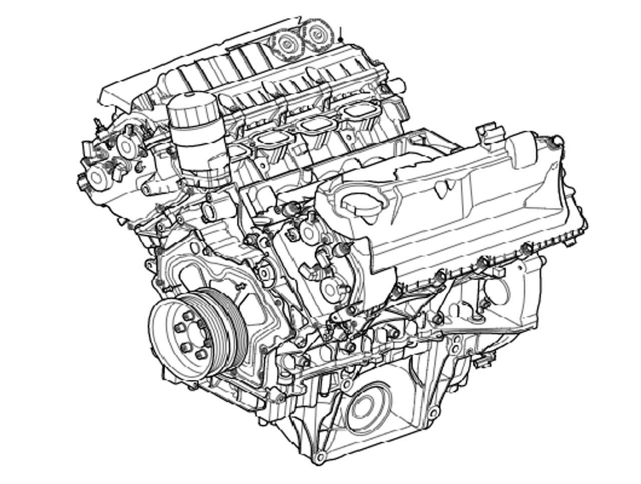 5.0L OHC SGDI Supercharged V8 Petrol Coolant Hoses