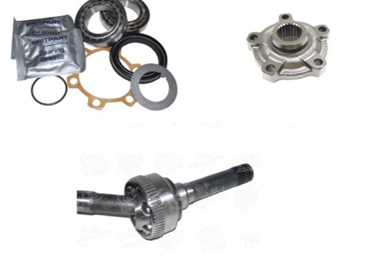 Front Wheel Bearing Kits and Hub Components