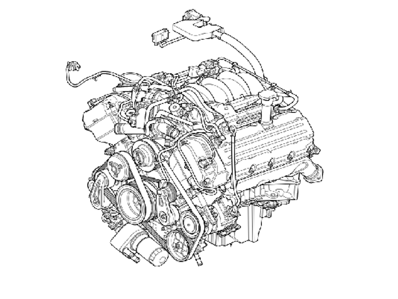 4.4 AJ Petrol V8 Coolant Hoses