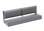 EXT006 - Three Man Bench Seat with Black Frame - By Exmoor Trim - Includes Brackets and Fixings - In Multiple Trim Options Image 16 Thumbnail