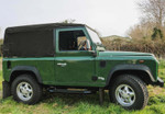 EXT202-30 - Soft Top Conversion Heavy Duty Roll Cage and Canvas Hood Kit for Land Rover Defender 90 - By Exmoor Trim Image 26 Thumbnail