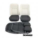 EXT317T - Defender Puma Front Outer Two Seat Quick Retrim Kit (Trimmed Headrest & Base) by Exmoor Trim - Multiple Materials Available Image 4 Thumbnail