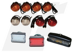 LRC2775 - Full Vehicle Light Kit (4 Indicator, 2 Stop, 2 Side plus LED Reverse and Fog) - For Land Rover Defender (up to 1994) and Land Rover Series Image 5 Thumbnail
