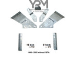 YRM510 - Galvanised Body to Chassis Brackets Kit - Land Rover Defender 90 - by YRM Image 5 Thumbnail