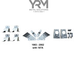 Copy of YRM512 - Galvanised Body to Chassis Brackets Kit - Land Rover Defender 110 2/3 Door Pick Up/Van - by YRM Image 3 Thumbnail