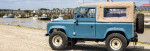 LUC-CAN90 - Sand Canvas Full Soft Top Hood - Sand Canvas - Available With or Without Side Windows - Land Rover Defender 90 Image 6 Thumbnail