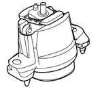 LR094226 - Left Engine Mounting Bracket - 3.0 V6 Petrol - Range Rover Velar - Genuine Land Rover Image 2 Thumbnail