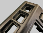 YUD000310PMA - Insert for Switch Facia on Land Rover Defender Dash - Fits 2002-2006 - by MUD UK Image 4 Thumbnail
