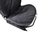 EXT018-10 - Modular Seat Covers (Pair) - Defender 1987-2016 - Black Waterproof Nylon - By Exmoor Trim Image 2 Thumbnail
