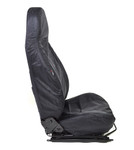 EXT018-10 - Modular Seat Covers (Pair) - Defender 1987-2016 - Black Waterproof Nylon - By Exmoor Trim Image 10 Thumbnail