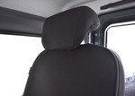 EXT019-63 - Tumble Down Canvas Seat Covers (Pair) - Defender from 2007 onwards - Black - By Exmoor Trim Image 4 Thumbnail