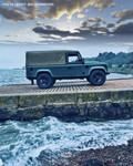EXT211 - Defender 110 Full Hood - Cotton Canvas - TD5 and TDCi Puma - By Exmoor Trim Image 5 Thumbnail