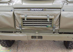 EXT244-2 - Land Rover Defender Radiator Muff Cover MOD Approved Olive PVC - By Exmoor Trim Image 3 Thumbnail