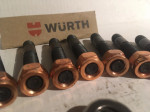 LRC1150 - Uprated TD5 Exhaust Manifold Studs and Nuts for Defender and Discovery by Wurth Image 1 Thumbnail