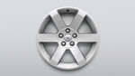 LR129106 - All New Defender 19" Alloy Wheel in Silver Sparkle Finish - 6 Spoke Style 6009 - Genuine Land Rover Image 1 Thumbnail