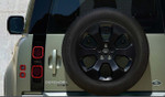 LR129110 - All New Defender 20" Alloy Wheel in Gloss Black Finish - 6 Spoke Style 6011 - Genuine Land Rover Image 2 Thumbnail