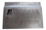 337791GALV - Right Hand Galvanised Door Bottom for Land Rover Series 2 & 2A - Galvanised Frame and Alloy Skin - NO LOCK HOLE Image 2 Thumbnail