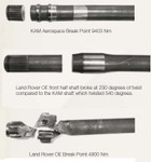 TF2001 - Terrafirma Raptor Heavy-Duty Rear Half Shafts - Pair -  24 Spline for Rover Axle up to 1994 (Multiple Applications - See Details) Image 2 Thumbnail