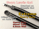 GL1073 GL1074 GL1075 - Gwyn Lewis Rear Heavy Duty, Cranked Radius Arms - Supplied as a Pair - Available in Black or Blue - For Defender, Discovery 1 and Range Rover Classic - UPDATED FOR 2025 Image 5 Thumbnail