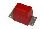 GAL147R - Polybush Branded Polyurethane Front Bump Stop for Land Rover Defender, Discovery 1 and Range Rover Classic - In Red Image 1 Thumbnail