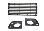 LRC2377 - Land Rover Defender Front Grille and Headlamp Surround Kit In Black Plastic - Fits All Vehicles from 1983-2016 (TD5 Style Surrounds) Image 1 Thumbnail