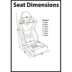 LRI1166 - Pair of RXI Low Base White Stitch Front Seats for LAND ROVER DEFENDER 90/110 Image 2 Thumbnail