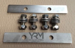 NRC4318 NTC6106 - 316 Stainless Steel Rear Spring Retainer - Defender, Discovery 1 & Range Rover Classic  - Manufactured by YRM Metal - Comes as a Pair Image 1 Thumbnail