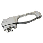 EXT014-31 - Defender Aluminium Door Handles - Comes as a Pair in Silver Billet Aluminium - Can Be Fitted to Either Front or Rear - by Exmoor Trim Image 5 Thumbnail