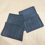 EXT017-34 - Front Mats - Rubber - Defender Puma 2007 onwards - by Exmoor Trim Image 1 Thumbnail