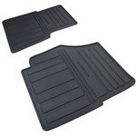 EXT017-34 - Front Mats - Rubber - Defender Puma 2007 onwards - by Exmoor Trim Image 4 Thumbnail