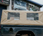 EXT211-21 - 110" FULL PVC HOOD WITH SIDE WINDOWS - SAND Image 1 Thumbnail