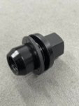 LR068126HD-BLACK - Heavy Duty One Piece Alloy Wheel Nut in Black for Range Rover L322, L405, Range Rover Sport 2005 Onwards, Discovery 3, 4 & 5 Image 2 Thumbnail