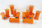 01-SERIES-KIT-5 - Red Performance Kit In Polyurethane By Polybush For Land Rover Series 3 Lwb Image 1 Thumbnail