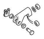 LRC9927 - Land Rover Defender LT230 Transfer Box Clevis Pin Kit for Diff Lock Connector Shaft - up to 2006 Image 3 Thumbnail