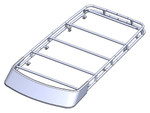 DA3565 - Full Length Roof Rack - Land Rover Defender 2020 - 110 Hard Top - By Safety Devices Image 2 Thumbnail