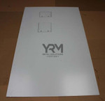 YRM143C - Rear Floor 3mm Mill Finish Aluminium 2 Door (1960mm long) - Series Fits Land Rover Series LWB 109 Van - By YRM Metal Image 1 Thumbnail