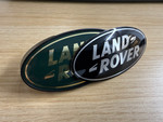 LRC10139  - Gloss Black Grille Badge for Land Rover Defender - Clips on to Grille - Will Fit All Defenders with a Standard Grille - Genuine Land Rover Image 5 Thumbnail