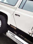 LRC1820 - Heavy Duty Aluminium Sills for Land Rover Defender 90 - by Mantec - One Piece Design with Stainless Steel Fixings (Image Shows Pair on 110) *********SPECIAL OFFER LIMITED TIME ONLY********* Image 2 Thumbnail