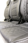 EXT010-3FS - Premium High Back Second Row Seating for Defender - By Exmoor Trim - Full Three Seat Set - Available In Multiple Trim Options Image 7 Thumbnail
