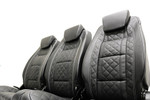 EXT010-3FS - Premium High Back Second Row Seating for Defender - By Exmoor Trim - Full Three Seat Set - Available In Multiple Trim Options Image 15 Thumbnail