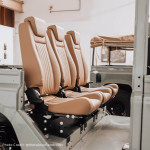 EXT010-3FS - Premium High Back Second Row Seating for Defender - By Exmoor Trim - Full Three Seat Set - Available In Multiple Trim Options Image 12 Thumbnail
